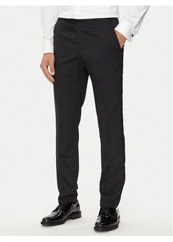 KARL LAGERFELD Spodnie garniturowe 255079-543004 Czarny Slim Fit ze sklepu MODIVO w kategorii Spodnie męskie - zdjęcie 181134093