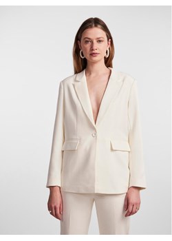 YAS Marynarka 26028353 Biały Regular Fit ze sklepu MODIVO w kategorii Marynarki damskie - zdjęcie 181134103