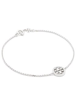 Tory Burch Bransoletka Miller Pave Chain Bracelet Tory 80997 Srebrny ze sklepu MODIVO w kategorii Bransoletki - zdjęcie 181134123