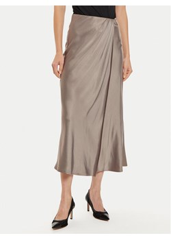 Guess Spódnica midi Anastasia W4BD56 WGIG2 Beżowy Regular Fit ze sklepu MODIVO w kategorii Spódnice - zdjęcie 181134324