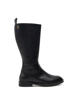 Tommy Hilfiger Kozaki T4A6-33591-0092999 M Czarny ze sklepu MODIVO w kategorii Buty zimowe dziecięce - zdjęcie 181134352