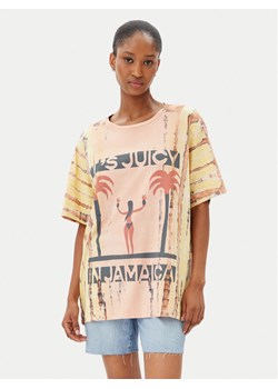 One Teaspoon T-Shirt Its Juicy In Jamaica 26940 Pomarańczowy Relaxed Fit ze sklepu MODIVO w kategorii Bluzki damskie - zdjęcie 181134454