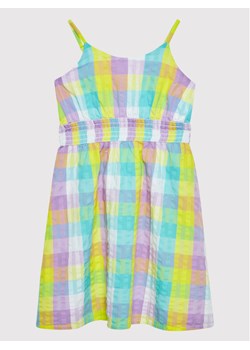 United Colors Of Benetton Sukienka letnia 41CFCV00G Kolorowy Regular Fit ze sklepu MODIVO w kategorii Sukienki dziewczęce - zdjęcie 181134493