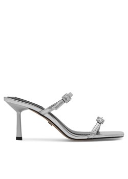 Nine West Klapki ZL23005-1CC Srebrny ze sklepu MODIVO w kategorii Klapki damskie - zdjęcie 181134532