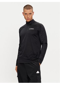 adidas Longsleeve Terrex Multi Half-Zip Long-Sleeve Top HT9501 Czarny Slim Fit ze sklepu MODIVO w kategorii T-shirty męskie - zdjęcie 181134572