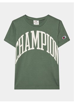 Champion T-Shirt 306362 Zielony Regular Fit ze sklepu MODIVO w kategorii T-shirty chłopięce - zdjęcie 181134573