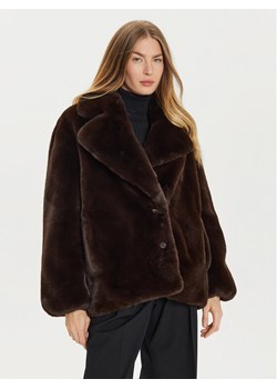PINKO Futro 104321 A1ZO Brązowy Regular Fit ze sklepu MODIVO w kategorii Futra damskie - zdjęcie 181134911