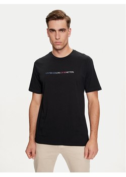 United Colors Of Benetton T-Shirt 3I1XU1096 Czarny Regular Fit ze sklepu MODIVO w kategorii T-shirty męskie - zdjęcie 181134924