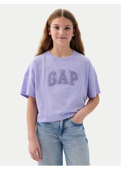 Gap T-Shirt 883128-01 Fioletowy Relaxed Fit ze sklepu MODIVO w kategorii Bluzki dziewczęce - zdjęcie 181134960