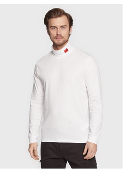 Hugo Golf Derollo224 50479373 Biały Slim Fit ze sklepu MODIVO w kategorii Swetry męskie - zdjęcie 181134963