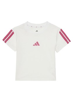 adidas T-Shirt Essentials JN6494 Biały Regular Fit ze sklepu MODIVO w kategorii Bluzki dziewczęce - zdjęcie 181135011