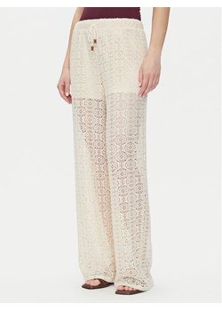 Vero Moda Spodnie materiałowe Maya 10325044 Beżowy Wide Leg ze sklepu MODIVO w kategorii Spodnie damskie - zdjęcie 181135064