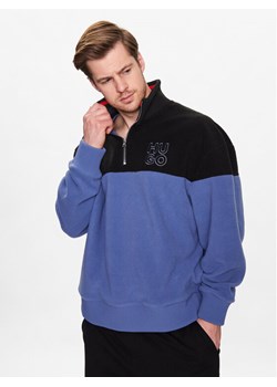 Hugo Polar Dorpion 50482858 Niebieski Relaxed Fit ze sklepu MODIVO w kategorii Bluzy męskie - zdjęcie 181135252