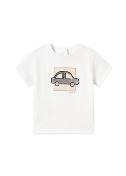 Mayoral T-Shirt 1052 Biały Regular Fit ze sklepu MODIVO w kategorii Kaftaniki i bluzki - zdjęcie 181135254
