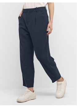 Kaffe Spodnie materiałowe Merle 10504769 Granatowy Classic Fit ze sklepu MODIVO w kategorii Spodnie damskie - zdjęcie 181135314