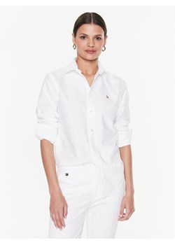Polo Ralph Lauren Koszula 211891377003 Biały Regular Fit ze sklepu MODIVO w kategorii Koszule damskie - zdjęcie 181135334