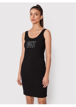 DKNY Sport Sukienka letnia DP2D4646 Czarny Slim Fit ze sklepu MODIVO w kategorii Sukienki - zdjęcie 181135602