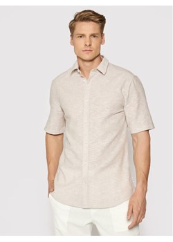 Only & Sons Koszula Caiden 22009885 Beżowy Slim Fit ze sklepu MODIVO w kategorii Koszule męskie - zdjęcie 181135661
