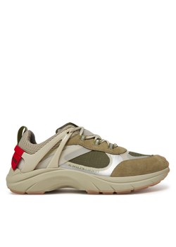 HUGO Sneakersy GO2 50541703 Khaki ze sklepu MODIVO w kategorii Buty sportowe męskie - zdjęcie 181135662
