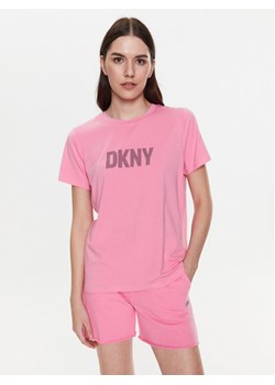 DKNY Sport T-Shirt DP2T6749 Różowy Classic Fit ze sklepu MODIVO w kategorii Bluzki damskie - zdjęcie 181135703