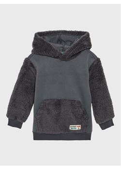 United Colors Of Benetton Bluza 34NEG501K Szary Regular Fit ze sklepu MODIVO w kategorii Bluzy chłopięce - zdjęcie 181135884