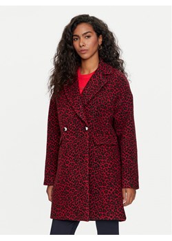 Liu Jo Płaszcz wełniany W69174 T4074 Bordowy Regular Fit - id: 0000201356982 - marki Liu Jo - 181135954 Liu Jo Płaszcz wełniany W69174 T4074 Bordowy Regular Fit ze sklepu MODIVO w kategorii Płaszcze damskie - zdjęcie 181135954