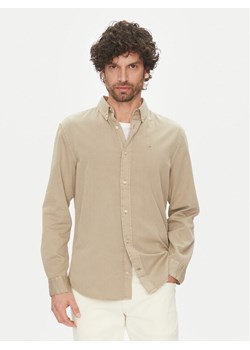 Calvin Klein Koszula K10K114200 Beżowy Comfort Fit ze sklepu MODIVO w kategorii Koszule męskie - zdjęcie 181136102
