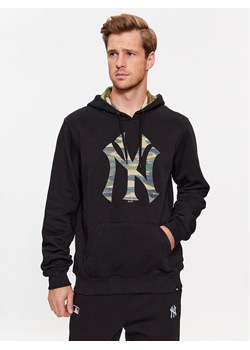 47 Brand Bluza New York Yankees BB017PMAZJR590415JK Czarny Regular Fit ze sklepu MODIVO w kategorii Bluzy męskie - zdjęcie 181136110