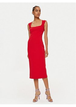 Pinko Sukienka koktajlowa Valensole 103960 A20A Czerwony Slim Fit ze sklepu MODIVO w kategorii Sukienki - zdjęcie 181136121