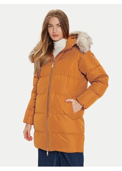 Tommy Hilfiger Kurtka puchowa WW0WW42743 Pomarańczowy Regular Fit - id: 0000304081415 - marki Tommy Hilfiger - 181136154 Tommy Hilfiger Kurtka puchowa WW0WW42743 Pomarańczowy Regular Fit ze sklepu MODIVO w kategorii Kurtki damskie - zdjęcie 181136154