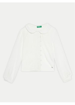 United Colors Of Benetton Koszula 5RZPCQ03H Biały Regular Fit ze sklepu MODIVO w kategorii Koszule chłopięce - zdjęcie 181136274