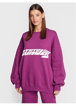 ROTATE Bluza Iriiis RT2025 Fioletowy Relaxed Fit ze sklepu MODIVO w kategorii Bluzy damskie - zdjęcie 181136300