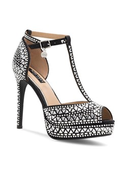 Nine West Sandały NISA SY015-1NW Czarny ze sklepu MODIVO w kategorii Sandały damskie - zdjęcie 181136302