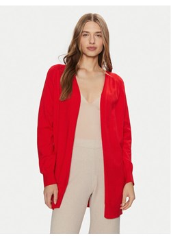 Pieces Kardigan Natalie 17156644 Czerwony Loose Fit ze sklepu MODIVO w kategorii Swetry damskie - zdjęcie 181136323