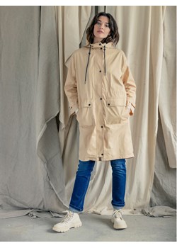Fransa Parka 20611801 Beżowy Relaxed Fit ze sklepu MODIVO w kategorii Parki damskie - zdjęcie 181136361