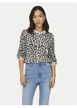 JDY Sweter Lorraine 15292890 Szary Regular Fit ze sklepu MODIVO w kategorii Swetry damskie - zdjęcie 181136411