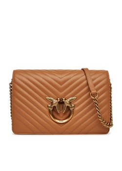 PINKO Torebka Love Click Classic PE 25 PLTT 100063 A0GK Brązowy ze sklepu MODIVO w kategorii Listonoszki - zdjęcie 181136462