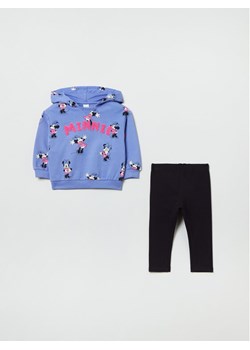 OVS Komplet bluza i legginsy MINNIE 1843611 Fioletowy Regular Fit ze sklepu MODIVO w kategorii Komplety niemowlęce - zdjęcie 181136504