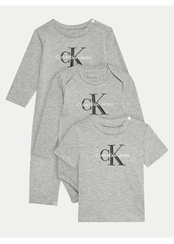 Calvin Klein Jeans Komplet dziecięcy IN0IN00212 Szary Regular Fit ze sklepu MODIVO w kategorii Komplety dziewczęce - zdjęcie 181136652
