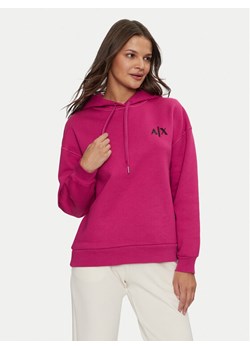 Armani Exchange Bluza XW000031 AF10249 UA256 Różowy Regular Fit ze sklepu MODIVO w kategorii Bluzy damskie - zdjęcie 181136773