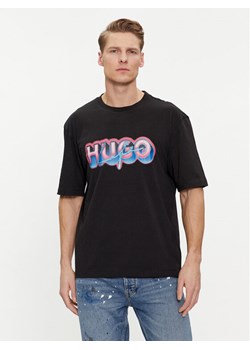 Hugo T-Shirt Nillumi 50515278 Czarny Regular Fit - id: 0000303671457 - marki Hugo Boss - 181136802 Hugo T-Shirt Nillumi 50515278 Czarny Regular Fit ze sklepu MODIVO w kategorii T-shirty męskie - zdjęcie 181136802