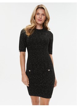 Morgan Sukienka dzianinowa 232-RMLAC Czarny Slim Fit ze sklepu MODIVO w kategorii Sukienki - zdjęcie 181136841