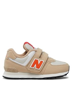 New Balance Sneakersy PV574HBO Beżowy ze sklepu MODIVO w kategorii Buty sportowe dziecięce - zdjęcie 181137100
