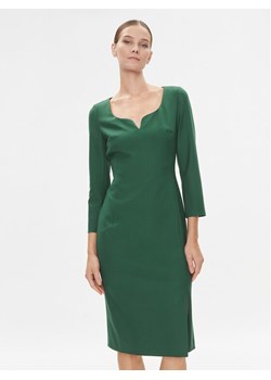 Boss Sukienka koktajlowa Dihera1 50502930 Zielony Slim Fit ze sklepu MODIVO w kategorii Sukienki - zdjęcie 181137450