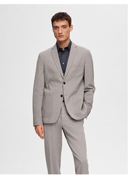 Selected Homme Marynarka Delon 16092484 Szary Slim Fit - id: 0000303343194 - marki Selected Homme - 181137602 Selected Homme Marynarka Delon 16092484 Szary Slim Fit ze sklepu MODIVO w kategorii Marynarki męskie - zdjęcie 181137602