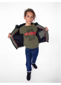 Hugo Bluza G25150 D Khaki Regular Fit ze sklepu MODIVO w kategorii Bluzy chłopięce - zdjęcie 181137604