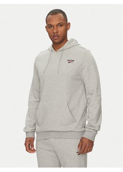 Reebok Bluza 100221785 Szary Regular Fit ze sklepu MODIVO w kategorii Bluzy męskie - zdjęcie 181137610