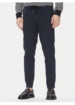 Bugatti Chinosy 1950 76210C Granatowy Slim Fit ze sklepu MODIVO w kategorii Spodnie męskie - zdjęcie 181137670