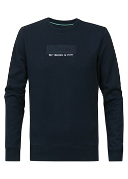 Petrol Industries Bluza M-1030-SWR331 Niebieski Regular Fit ze sklepu MODIVO w kategorii Bluzy męskie - zdjęcie 181137811