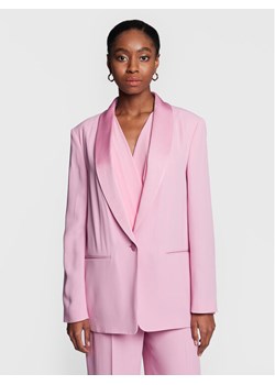 Boss Marynarka Junata 50482869 Różowy Relaxed Fit ze sklepu MODIVO w kategorii Marynarki damskie - zdjęcie 181137832